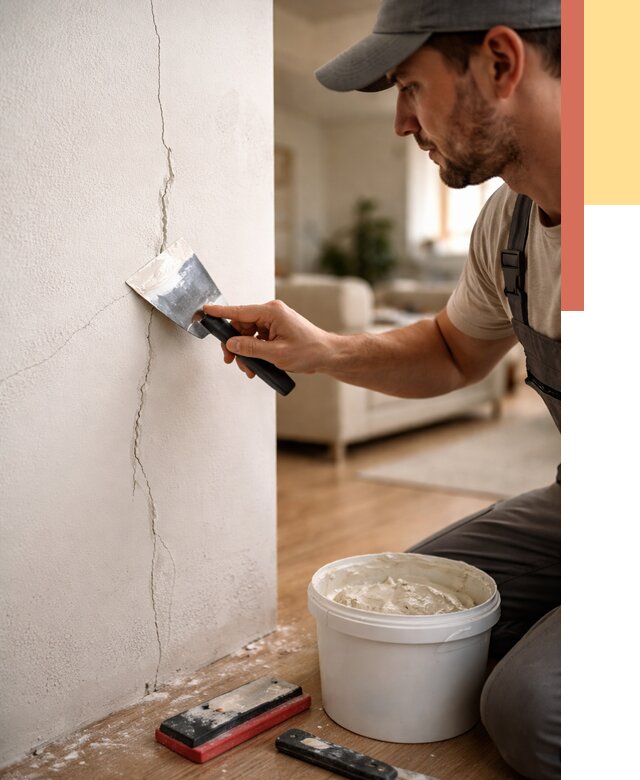 Заделка трещин и сколов в Самаре от 2476 руб. — быстро и недорого | ОТДЕЛОЧНИК-Смр