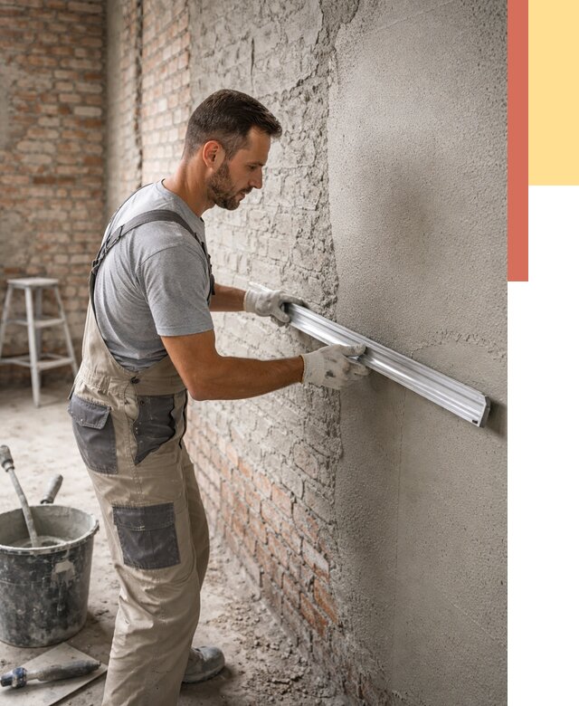 Штукатурка кирпичных стен в Самаре от 4548 руб/м2 — быстро и недорого | ОТДЕЛОЧНИК-Смр