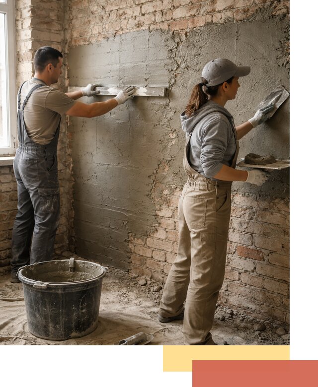 Штукатурка кирпичных стен в Самаре — качественно и надежно