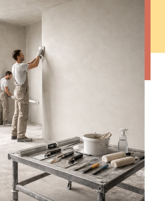 Штукатурка стен под покраску в Самаре от 4548 руб./м² — качественно и недорого | ОТДЕЛОЧНИК-Смр