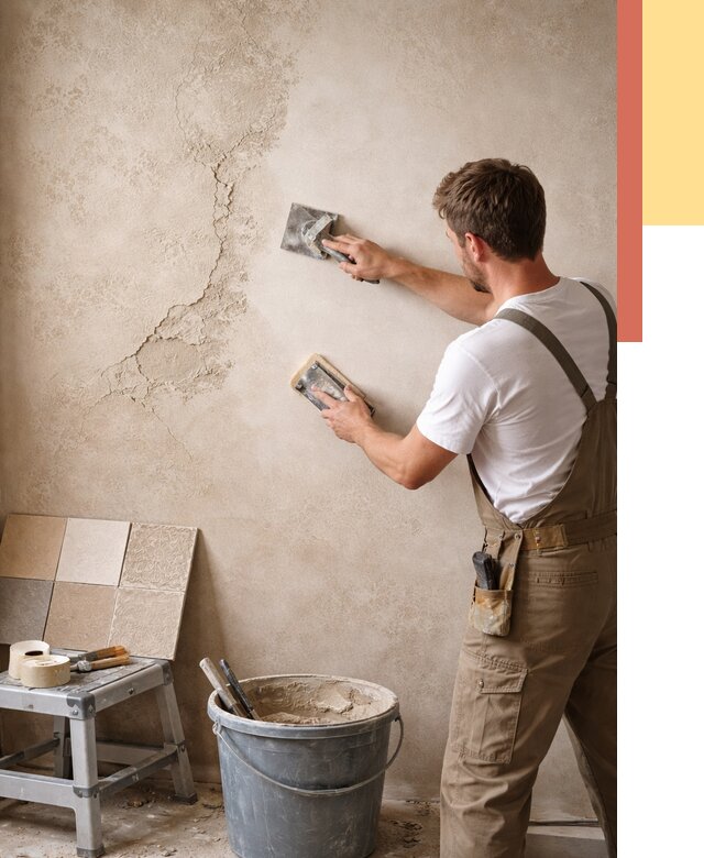 Ремонт декоративной штукатурки в Самаре от 4548 руб. под ключ | ОТДЕЛОЧНИК-Смр