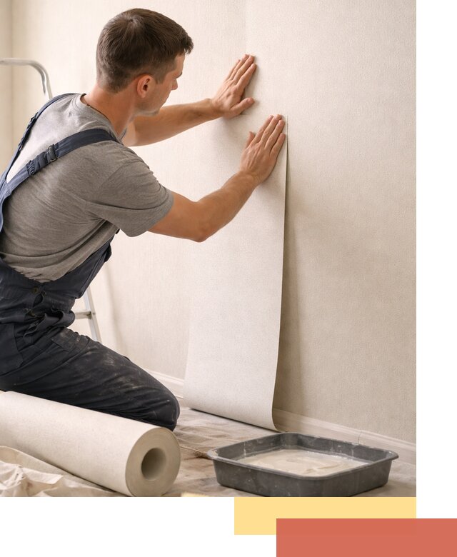 Поклейка флизелиновых обоев в Самаре качественно и быстро