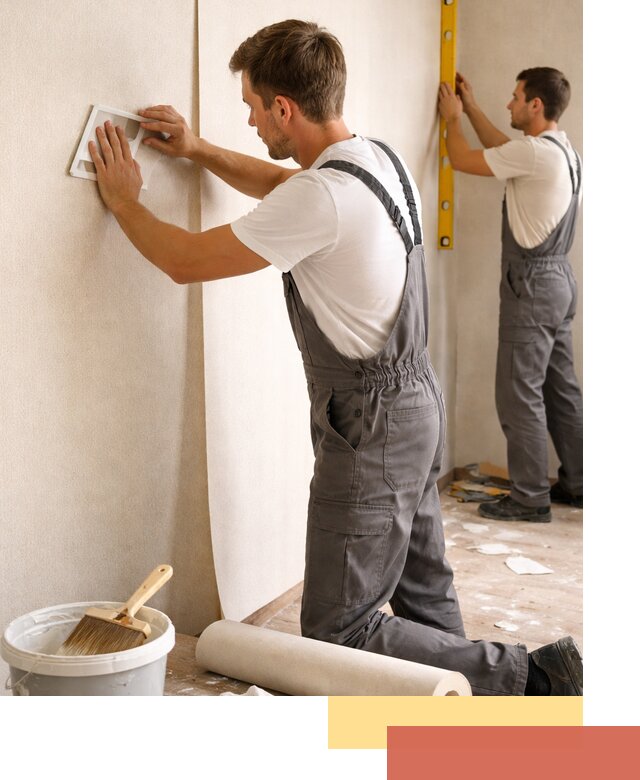 Поклейка бумажных обоев в Самаре качественно и недорого