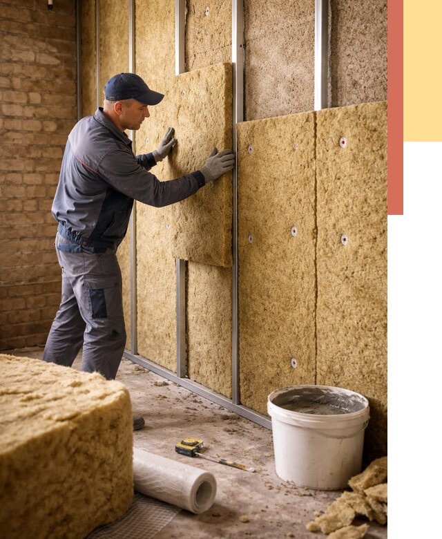 Утепление стен минватой в Самаре от 1364 руб./м2 — недорого и быстро | ОТДЕЛОЧНИК-Смр