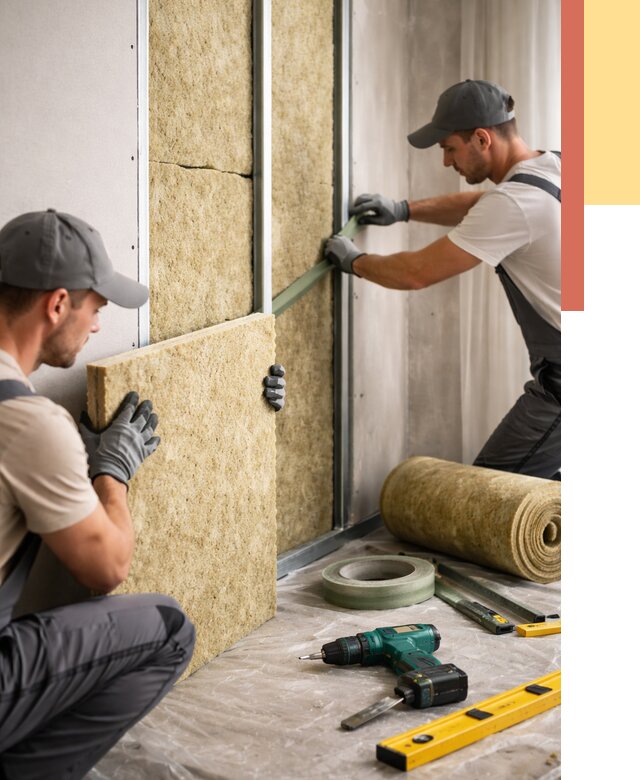 Шумоизоляция стен в Самаре под ключ от 1870 руб. | ОТДЕЛОЧНИК-Смр