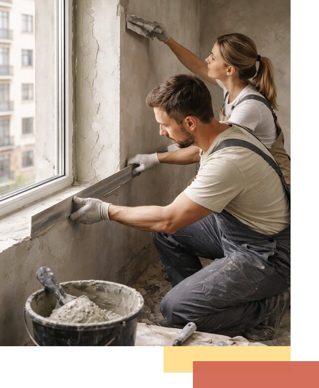 Штукатурка откосов дверей и окон профессионально в Самаре