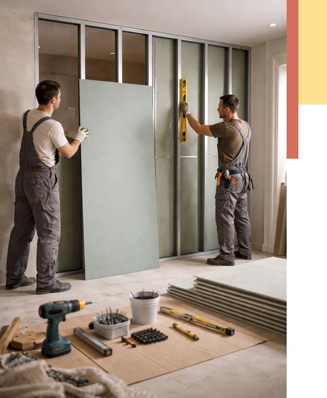 Перегородка из влагостойкого гипсокартона в Самаре от 4851 руб. — монтаж под ключ | ОТДЕЛОЧНИК-Смр