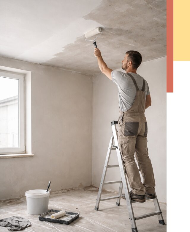 Грунтовка потолка в Самаре от 2527 руб. — быстро и недорого | ОТДЕЛОЧНИК-Смр