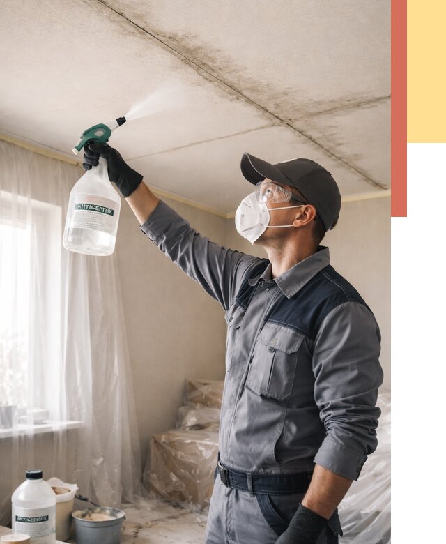 Антисептическая обработка потолка в Самаре от 2527 руб. | ОТДЕЛОЧНИК-Смр