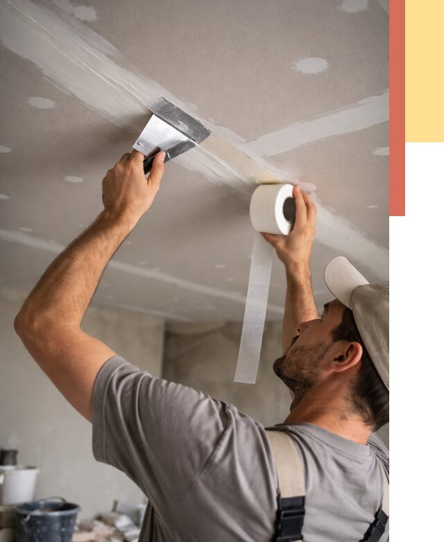 Обработка швов потолка ГКЛ в Самаре от 7580 руб. под ключ | ОТДЕЛОЧНИК-Смр