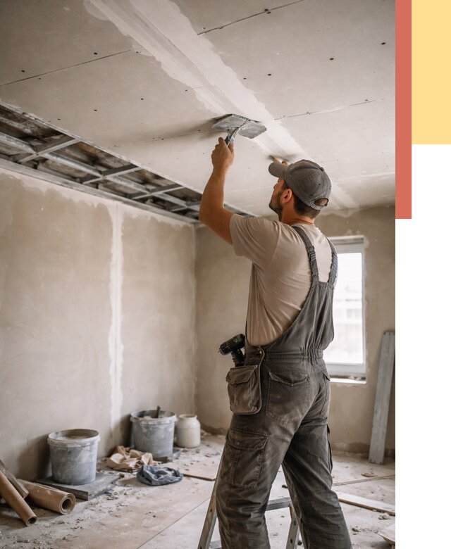 Ремонт потолка из гипсокартона в Самаре от 657 руб./м² — быстро и недорого | ОТДЕЛОЧНИК-Смр