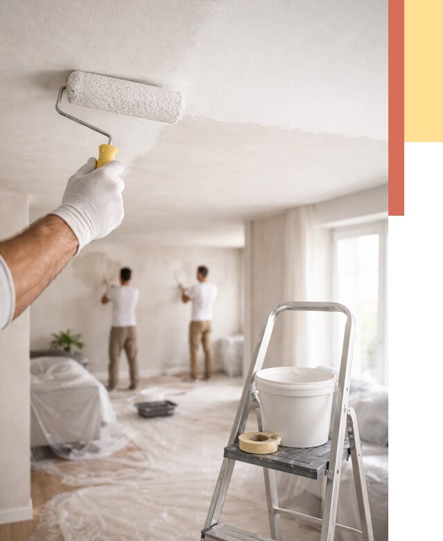 Покраска потолка акриловой краской в Самаре от 2527 руб. | ОТДЕЛОЧНИК-Смр