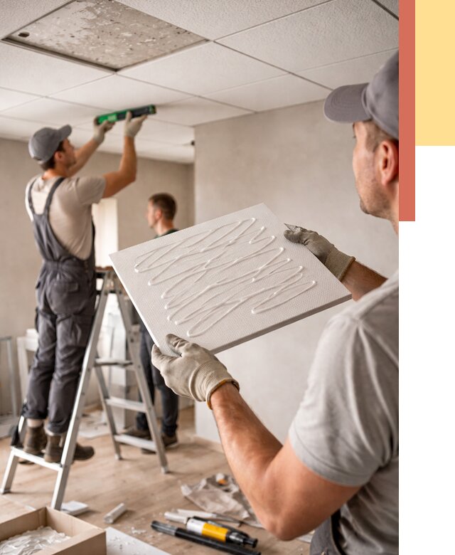 Монтаж потолочной плитки в Самаре от 4548 руб. — быстро и недорого | ОТДЕЛОЧНИК-Смр