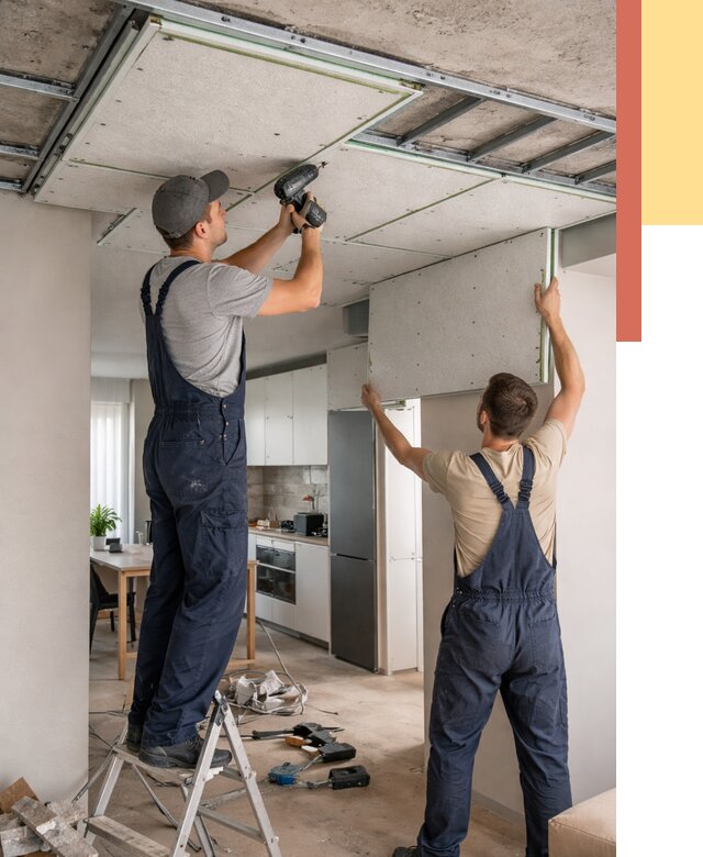 Шумоизоляция потолка панелями зипс в Самаре от 1870 руб. под ключ | ОТДЕЛОЧНИК-Смр